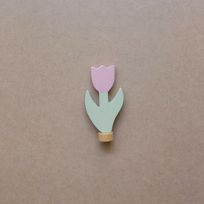 dusty pink tulip ornament