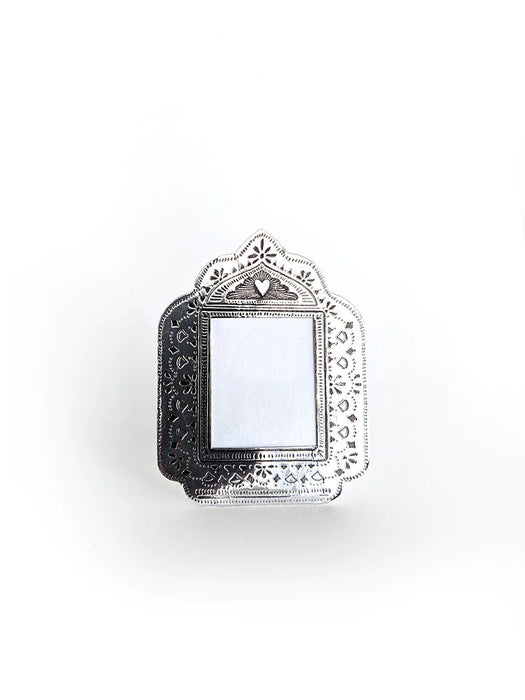 faux tin frame - small silver