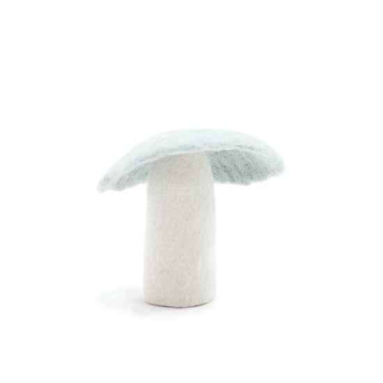 large felt mushroom - jade
