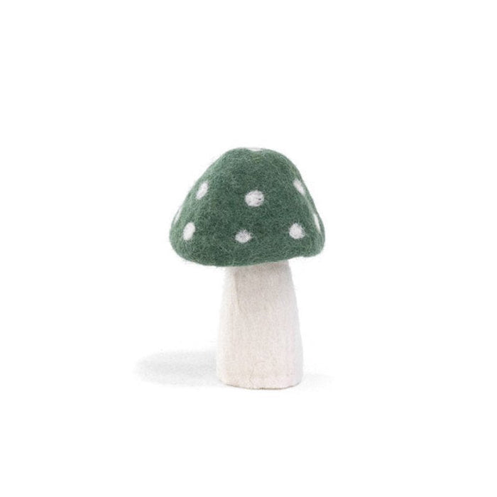 large dotty felt mushroom - granit