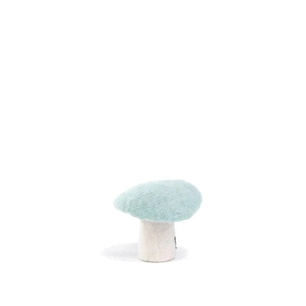small felt mushroom - jade