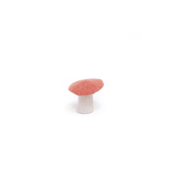 small felt mushroom - litchee