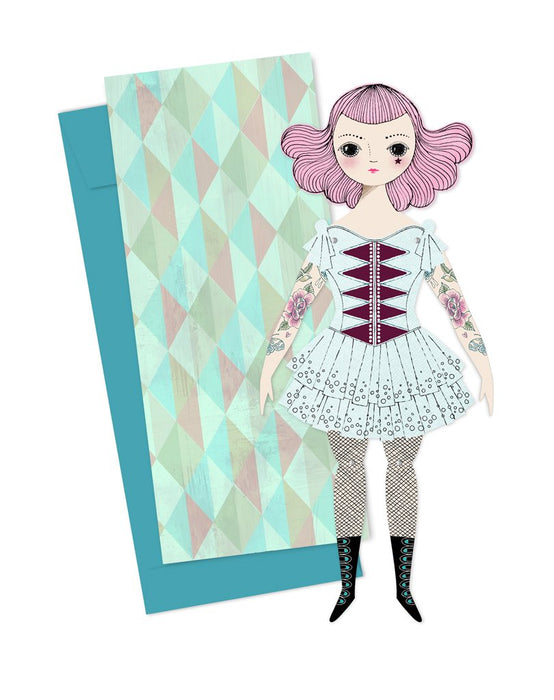 mailable paper doll - amelia