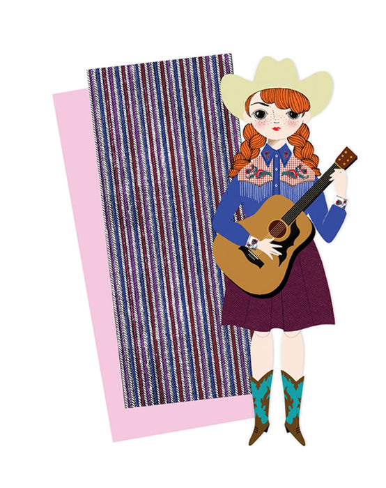 mailable paper doll - audrey