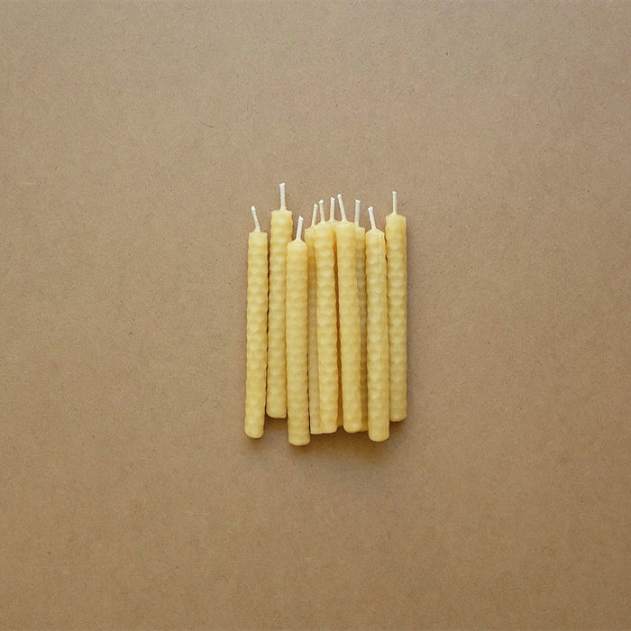 australian beeswax candle - 10cm pack