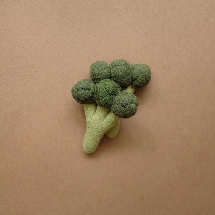 papoose 100% felt broccoli
