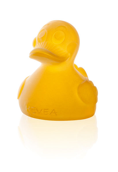 alfie natural rubber duck bath toy