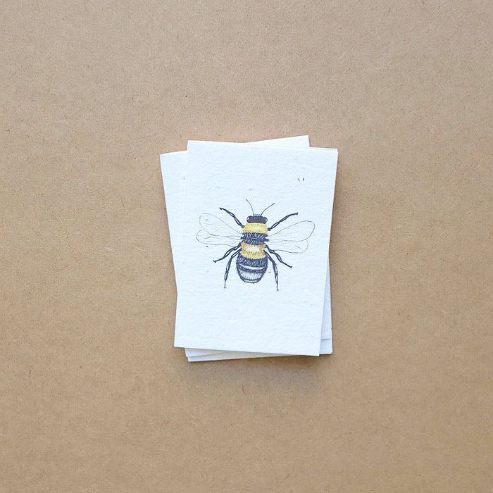 honey bee blooming card
