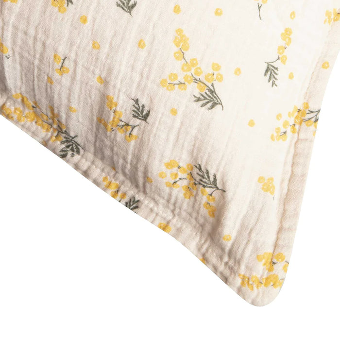 muslin pillowcase - mimosa