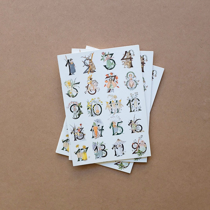 ottilia adelborg grid paper alphabet notebook