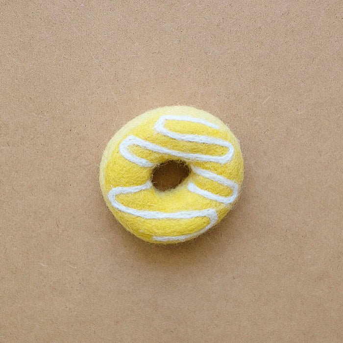 donut - pineapple white swirl