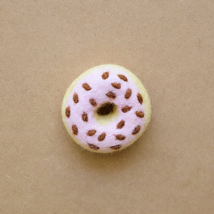 donut - pink dark choc sprinkles