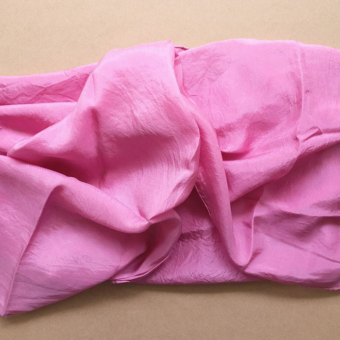 hand dyed play silk - pink