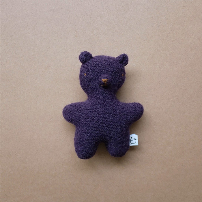 teddy bear - plum