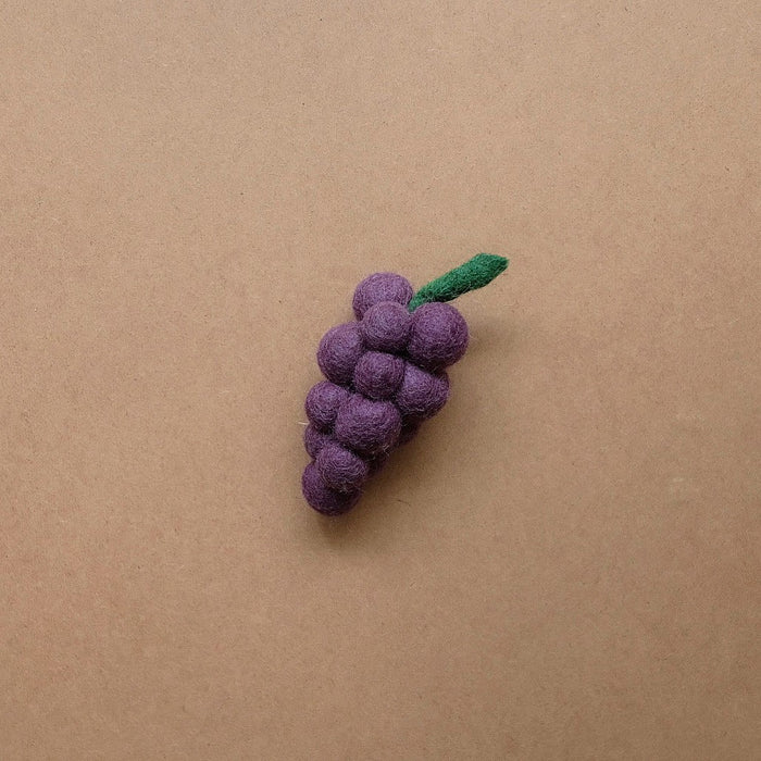 papoose 100% felt purple grapes