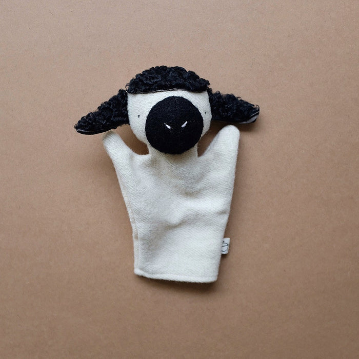handmade wool puppet - sheep