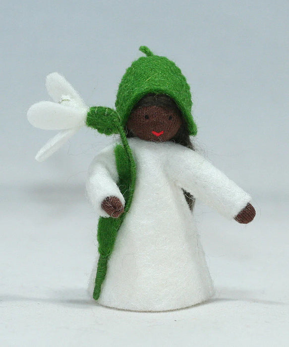 snowdrop flower fairy - dark