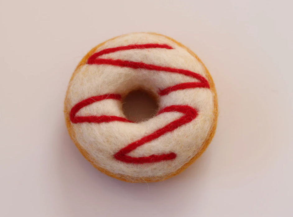 donut - vanilla raspberry swirl