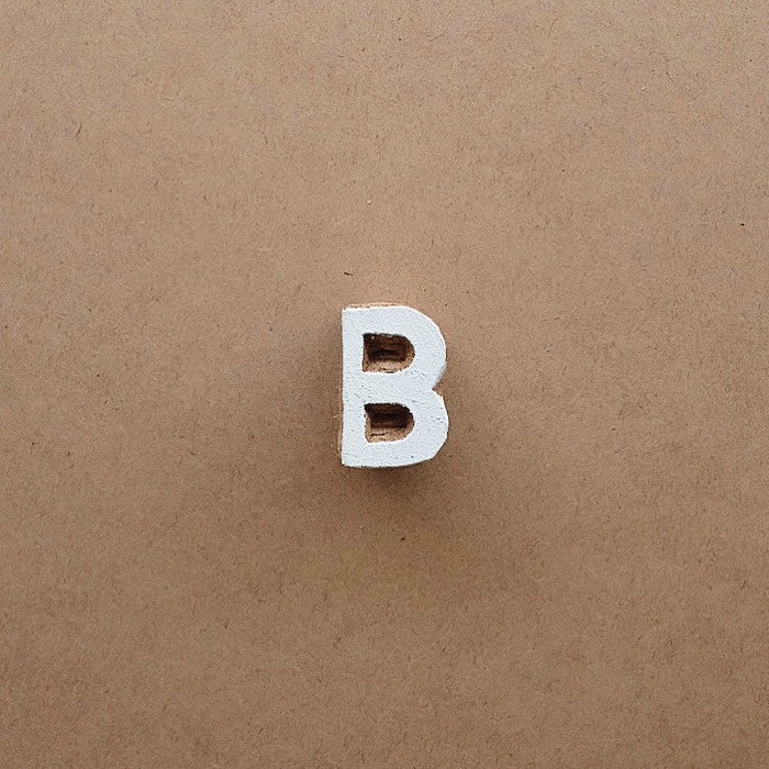 wooden printing stamps - alphabet