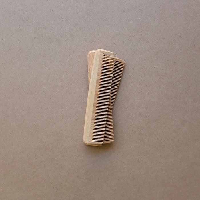 wooden baby comb