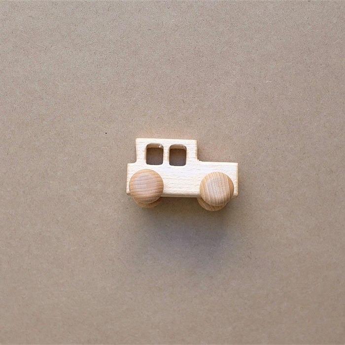 wooden square car