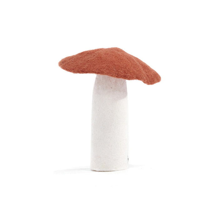 XL felt mushroom - coral