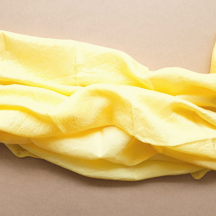 hand dyed play silk - yellow
